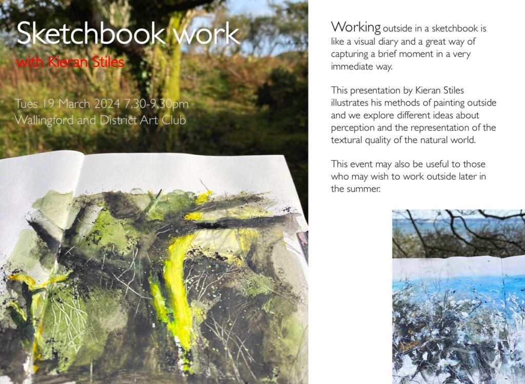 Archive March Demo Woodland Sketchbook Wallingford District Art Club
